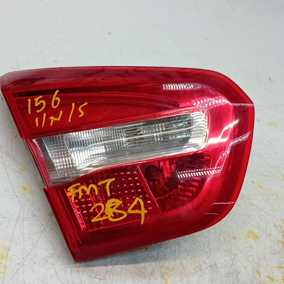 MERCEDES GLA X156 PASSENGER LEFT  REAR INNER TAIL LIGHT A1569060358 2017 FMT284