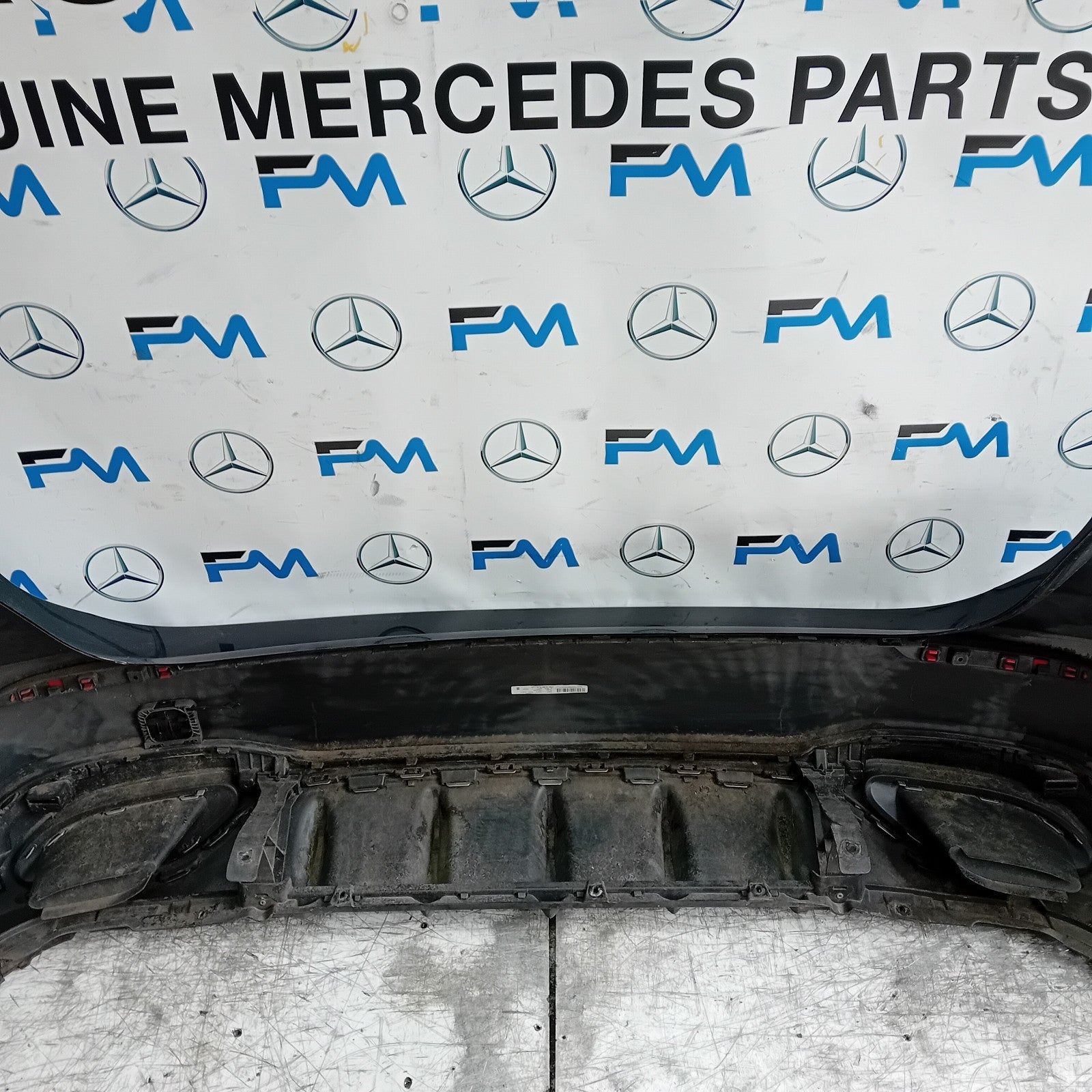 MERCEDES BENZ  A-CLASS W177 REAR BUMPER A1778804701 2018 BLACK COMPLETE FMX18