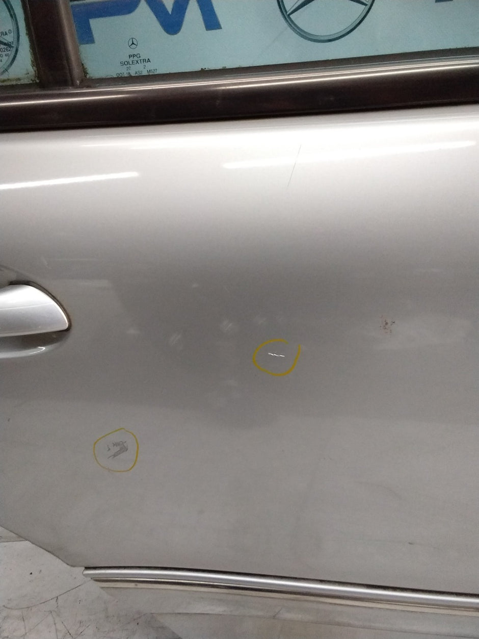 MERCEDES C-CLASS W203 DRIVER REAR DOOR OSR SILVER 2001-2004 COMPLETE FMD333