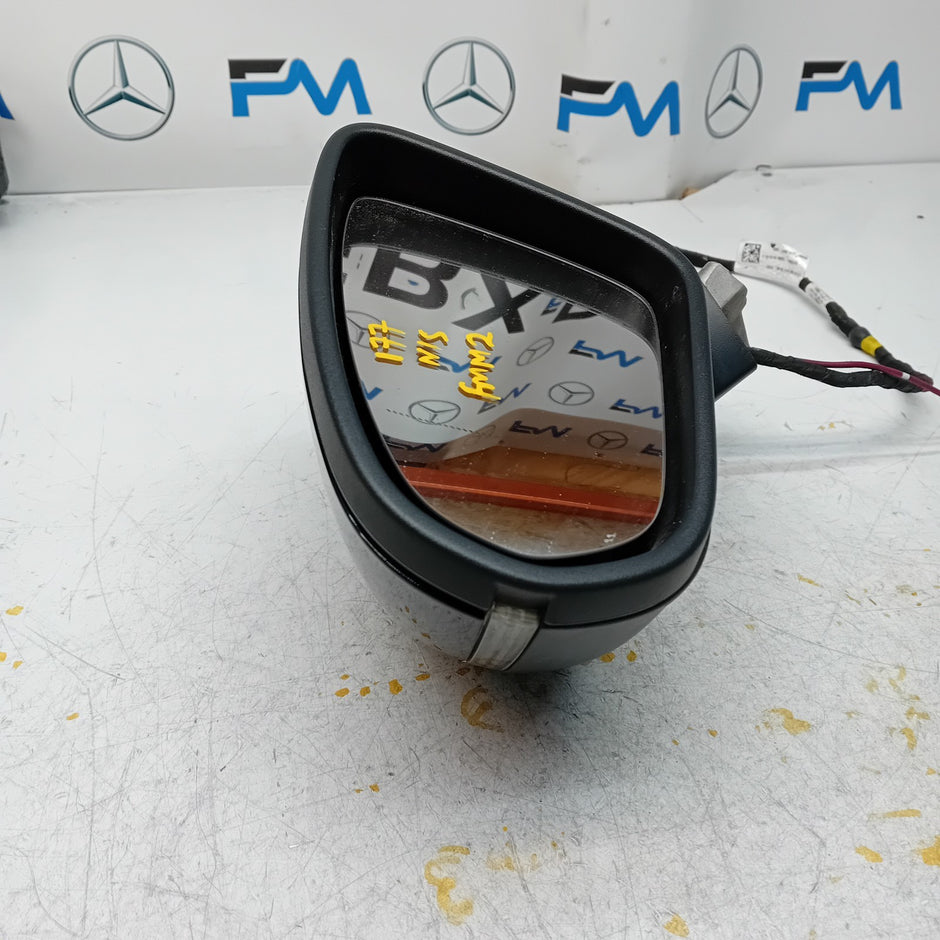 MERCEDES A Class 2018 W177 Passenger Side Wing Mirror A1778109902 BLACK PL FMM2