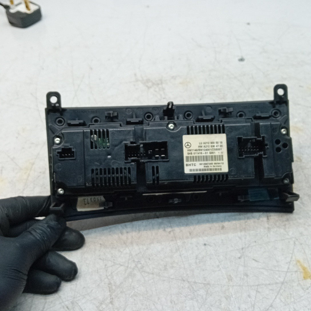 MERCEDES E-CLASS W207 W212 CLIMATE CONTROL PANEL A2129005018 2016 FM001535