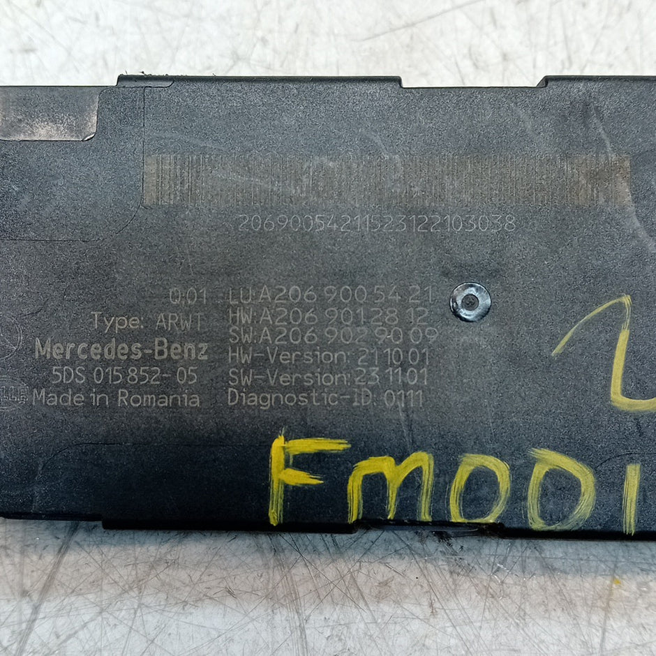 MERCEDES C-CLASS TAILGATE CONTROL MODULE W206 A2069005421  FM001352