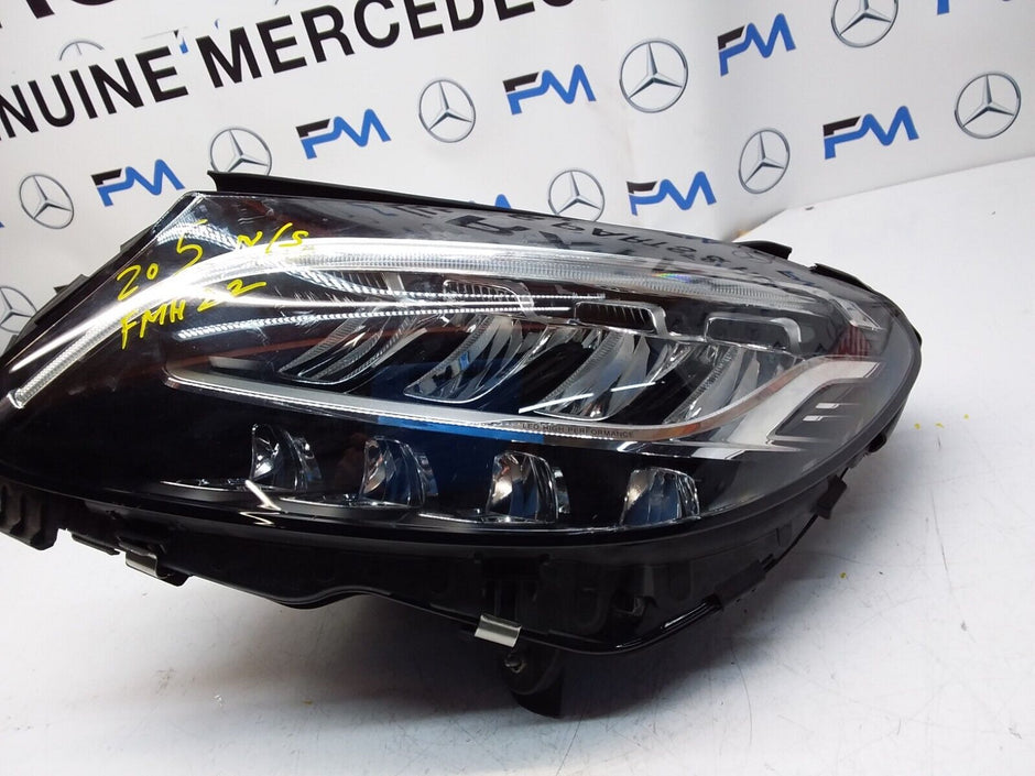 2019 MERCEDES C-CLASS W205 N/S Passenger Side Front Headlight A20539062506 FMH22