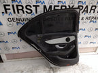 MERCEDES C-CLASS W205 SLN PASSENGER REAR DOOR NSR SILVER 2014 ON COMPLETE FMD339