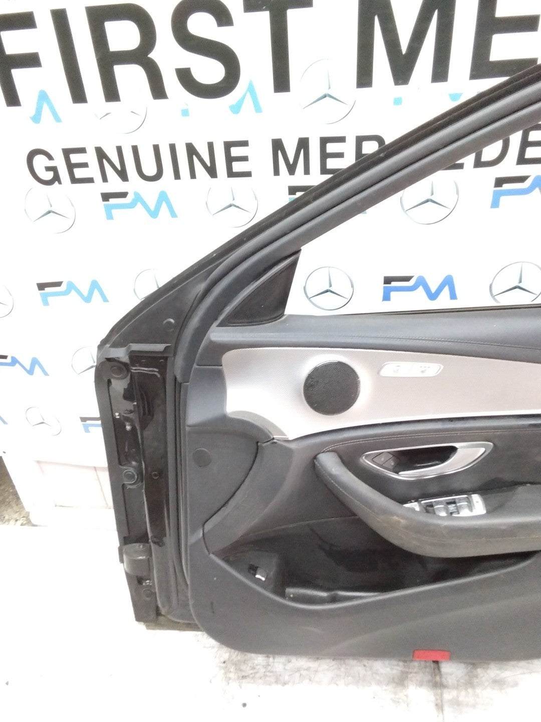 MERCEDES E-CLASS W213 DRIVER  FRONT DOOR OSF BLACK 2017-2023 COMPLETE FMD314