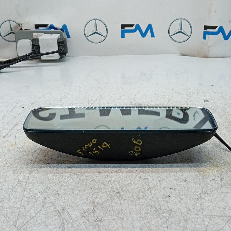 MERCEDES BENZ C-CLASS W206 INTERIOR REAR VIEW MIRROR BLACK A2068104903 FM001514