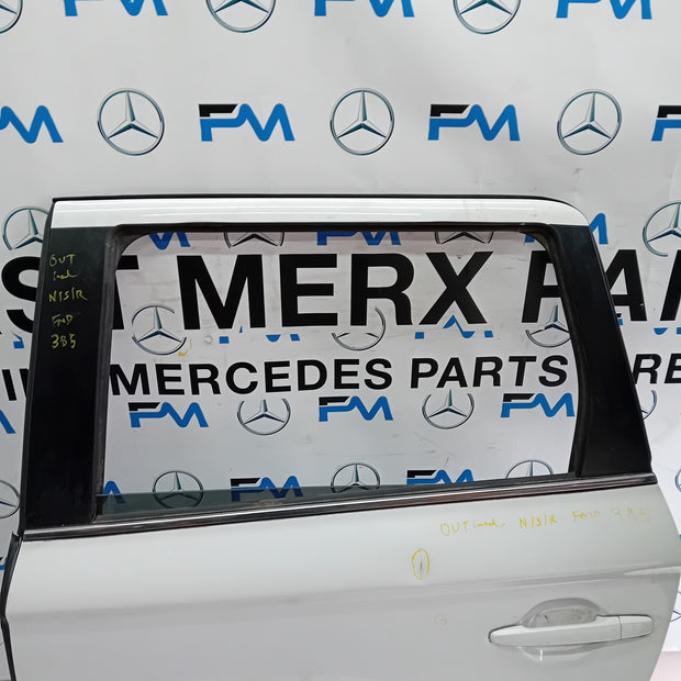 MITSUBISHI OUTLANDER MK3 PASSENGER REAR DOOR NSR WHITE 2013 COMPLETE FMD385