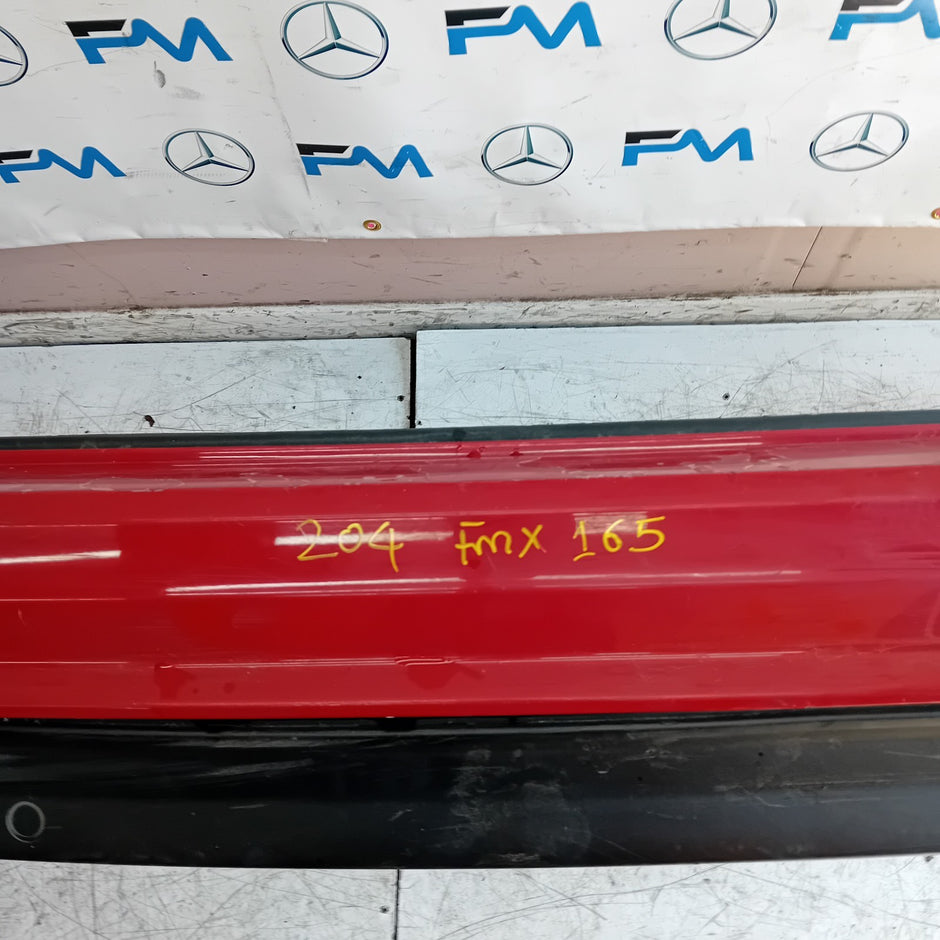 MERCEDES BENZ C-CLASS W204  REAR BUMPER A2048854238 2016 RED  FMX165