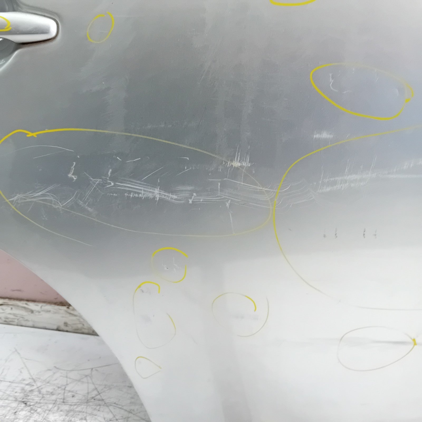 MITSUBISHI OUTLANDER MK3 DRIVER SIDE REAR DOOR OSR SILVER 2013 FMD412