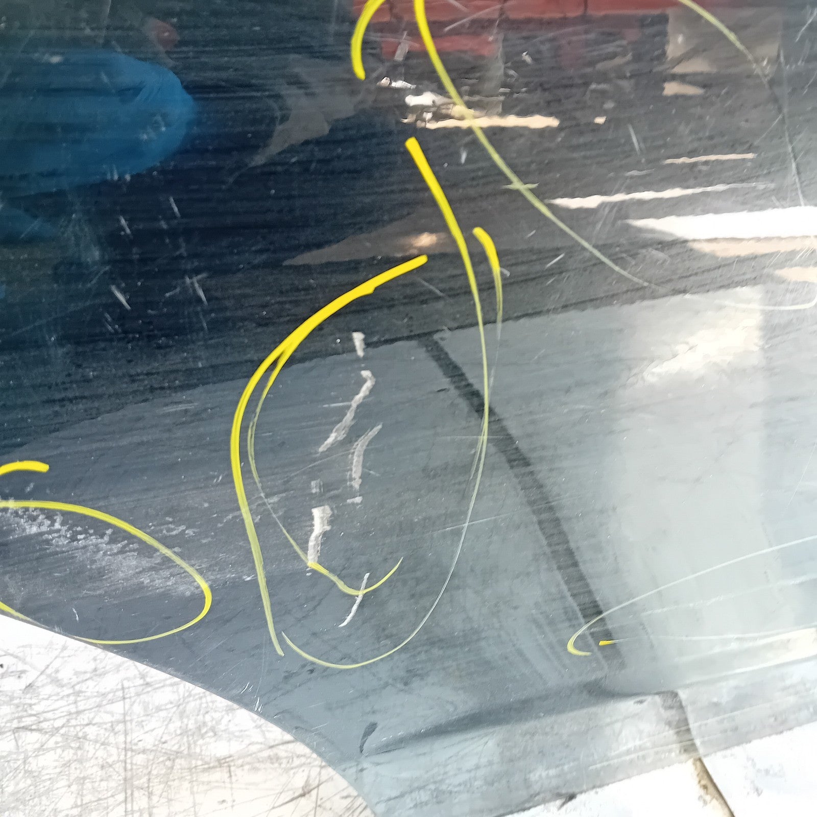 MERCEDES C-CLASS S205 SLN DRIVER REAR DOOR OSR BLACK 2014 ON  FMD454