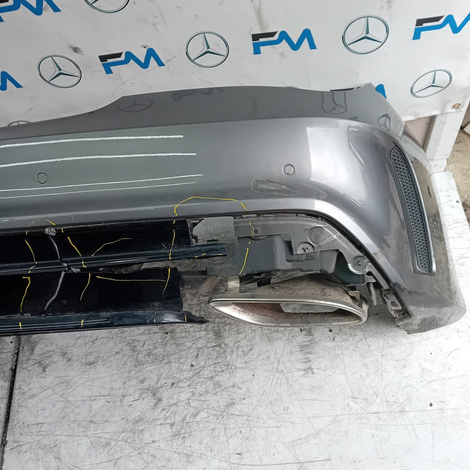 MERCEDES BENZ CLA W117 REAR AMG BUMPER GREY 2013-19 A1178807100 FMX71