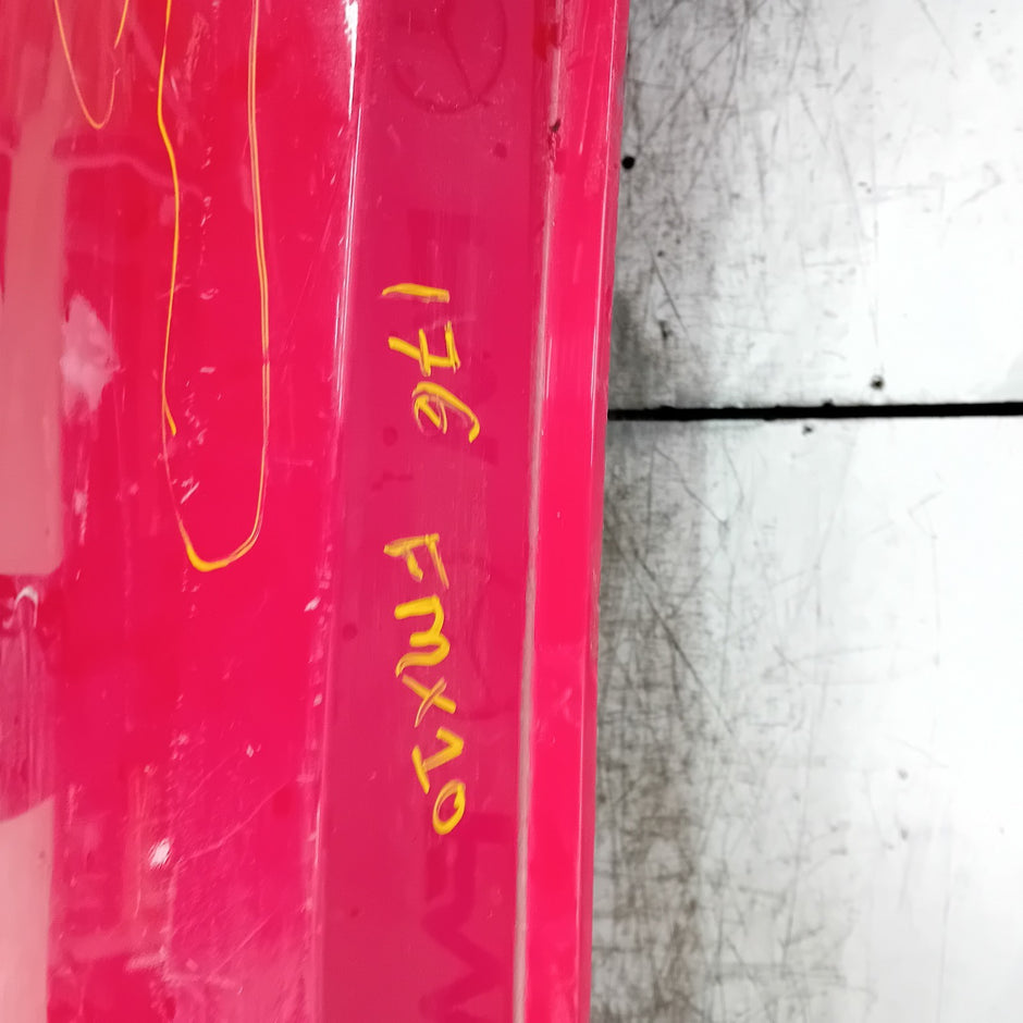 MERCEDES BENZ  A-CLASS W176 REAR BUMPER A1768605100 2012-2018 RED COMPLETE FMX10