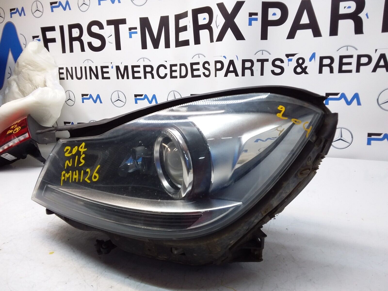 2011 MERCEDES C-CLASS W204 HEADLIGHT PASSENGER NS A2048205750 FMH126 