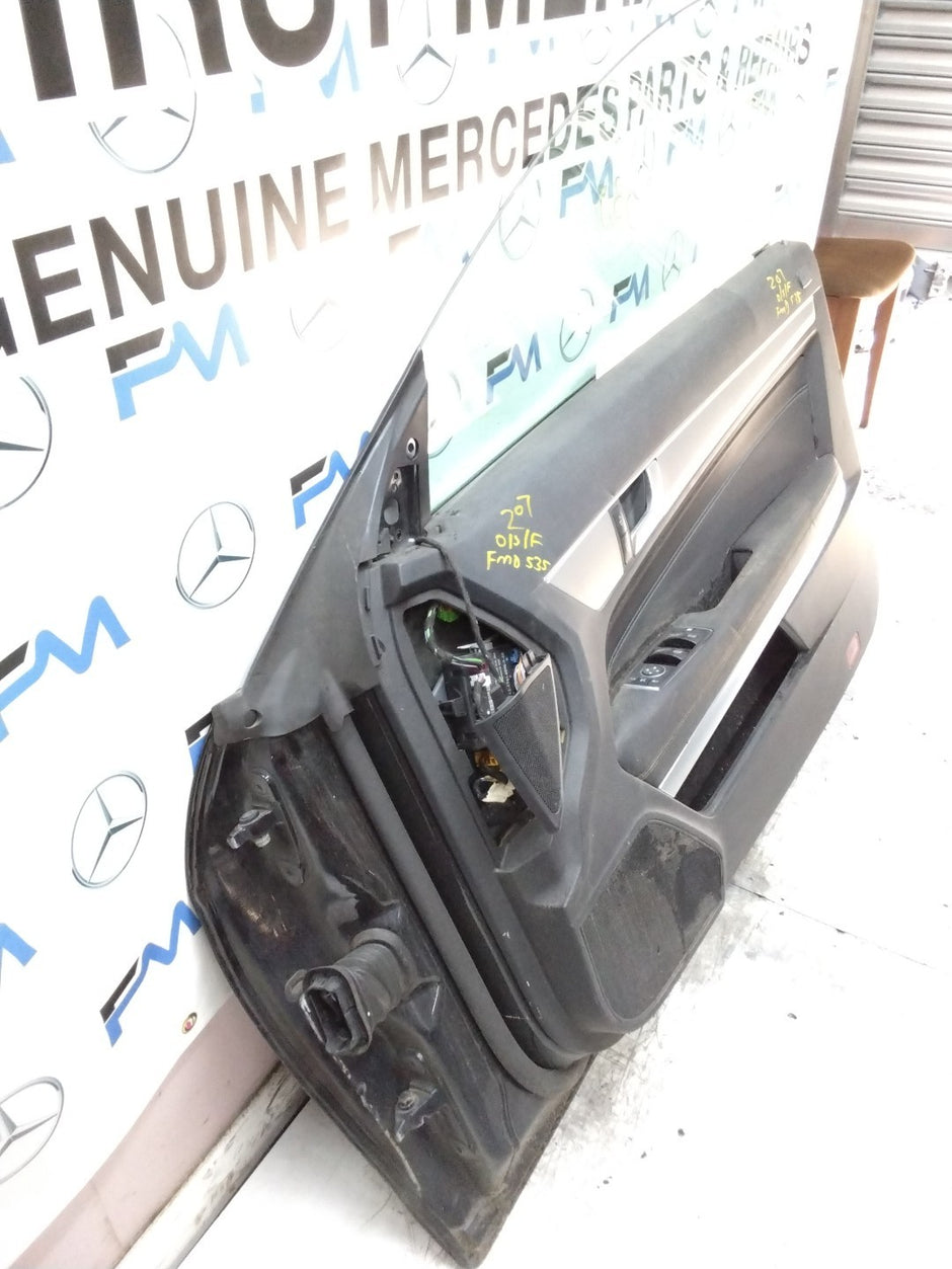 MERCEDES BENZ  E-CLASS W207 DRIVER FRONT DOOR OSF BLACK 2009-16  FMD535