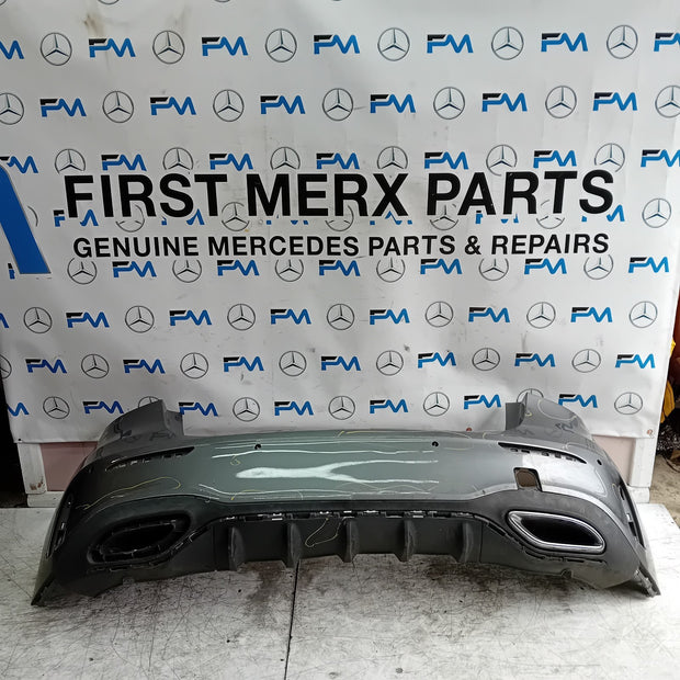 MERCEDES BENZ  A-CLASS W177 REAR BUMPER A1778804801 2018 GREY FMX8