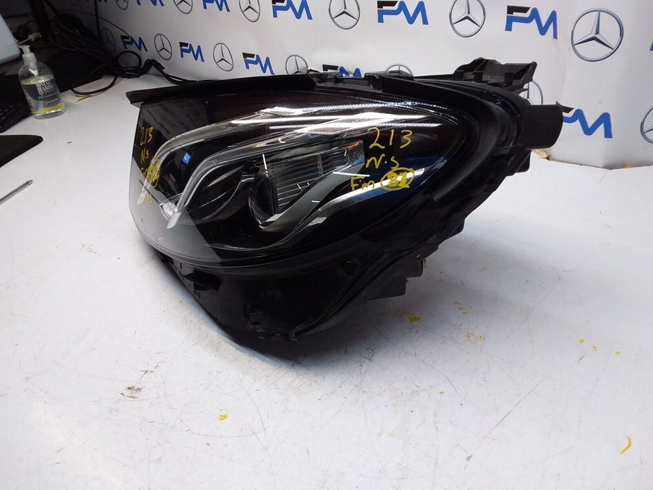 MERCEDES W213 E-CLASS PASSENGER NS HEADLIGHT A2139064104 FMH81 LED HIGH PERFORM 