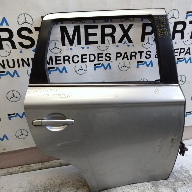 MITSUBISHI OUTLANDER DRIVER REAR DOOR OSR GREY COMPLETE FMD553