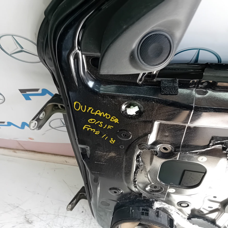 MITSUBISHI OUTLANDER DRIVER SIDE FRONT DOOR O/S/F BLACK FMD118