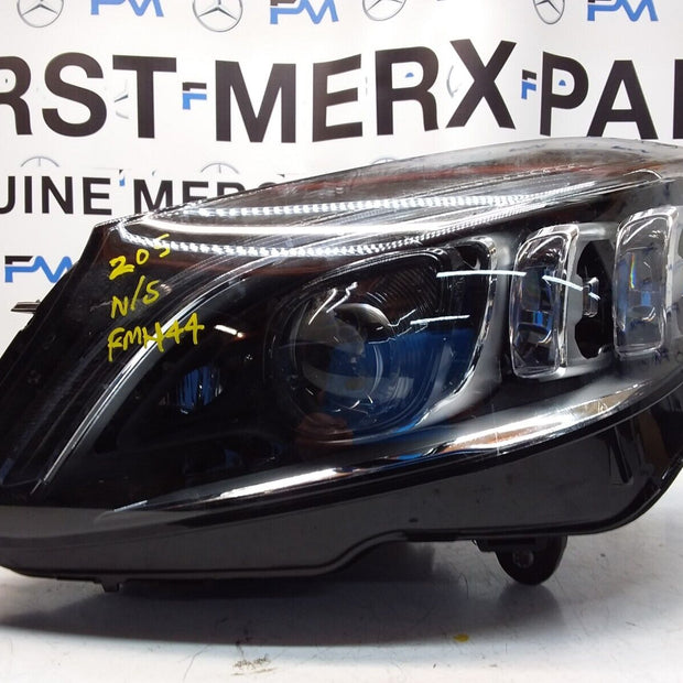 2018 MERCEDES C-CLASS W205 N/S Passenger Side Front Headlight FMH44