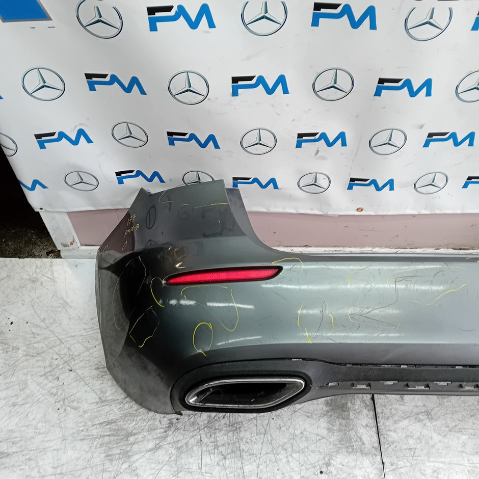 MERCEDES BENZ  A-CLASS W177 REAR BUMPER A1778804801 2018 GREY COMPLETE FMX7