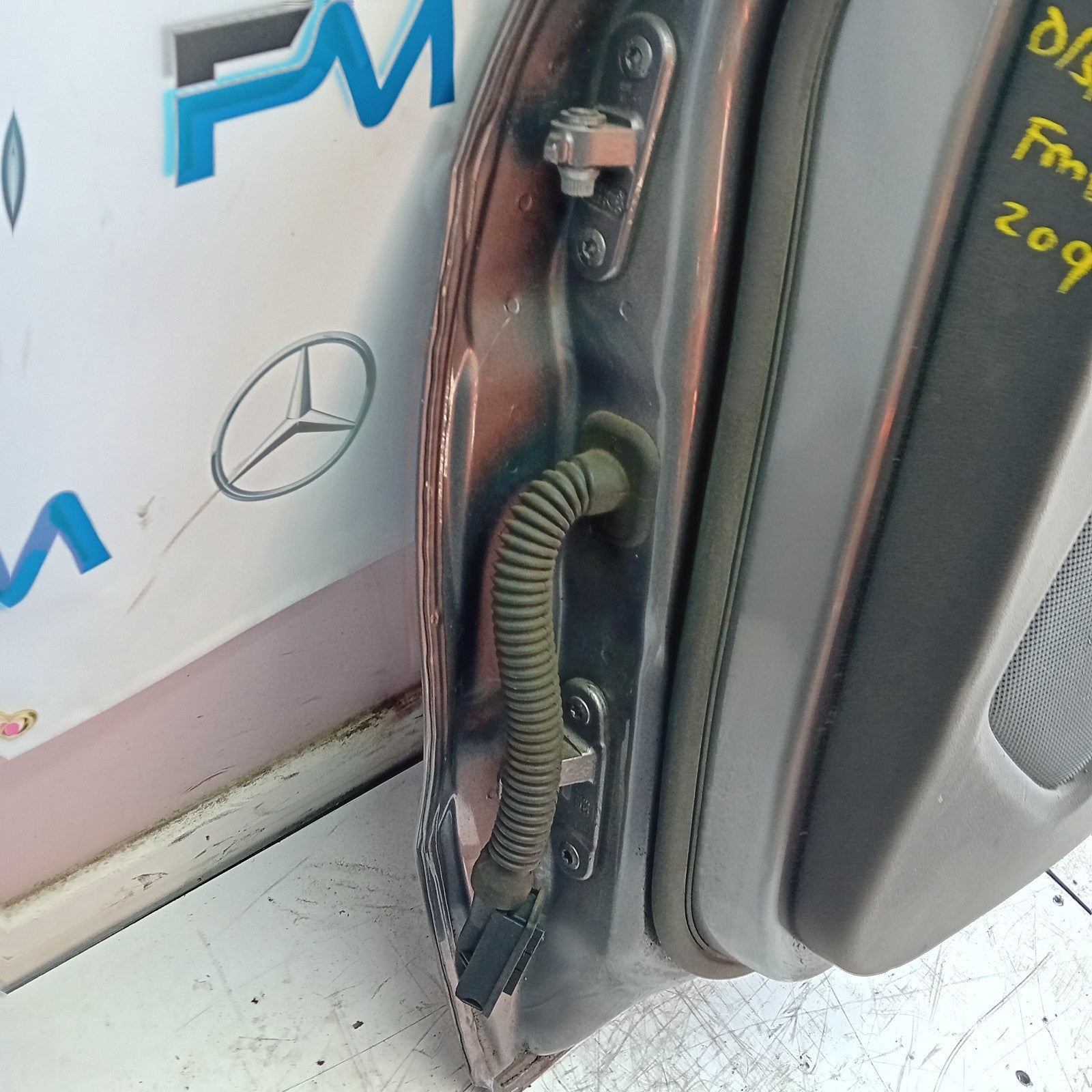 MERCEDES BENZ  A-CLASS W176 DRIVER REAR DOOR OSR GREY 2012- 2018 COMPLETE FMD209