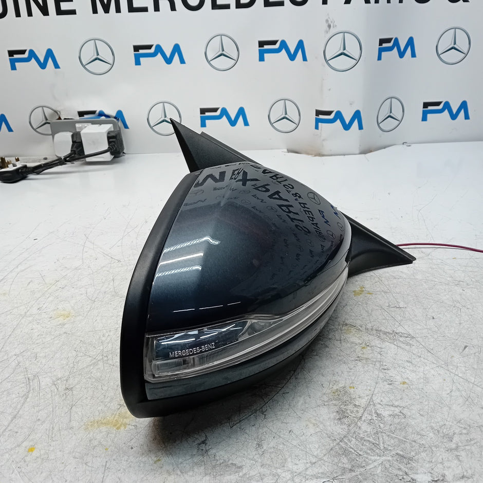 MERCEDES BENZ C-CLASS W205 DRIVER WING MIRROR OS GREY  A2058101616 FMM83