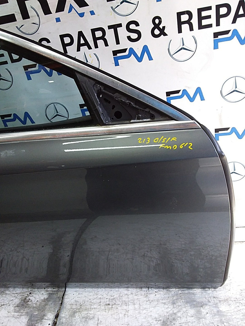 MERCEDES E-CLS W213 SLN DRIVER FRONT DOOR OSF GREY 2016-23 COMPLETE FMD612