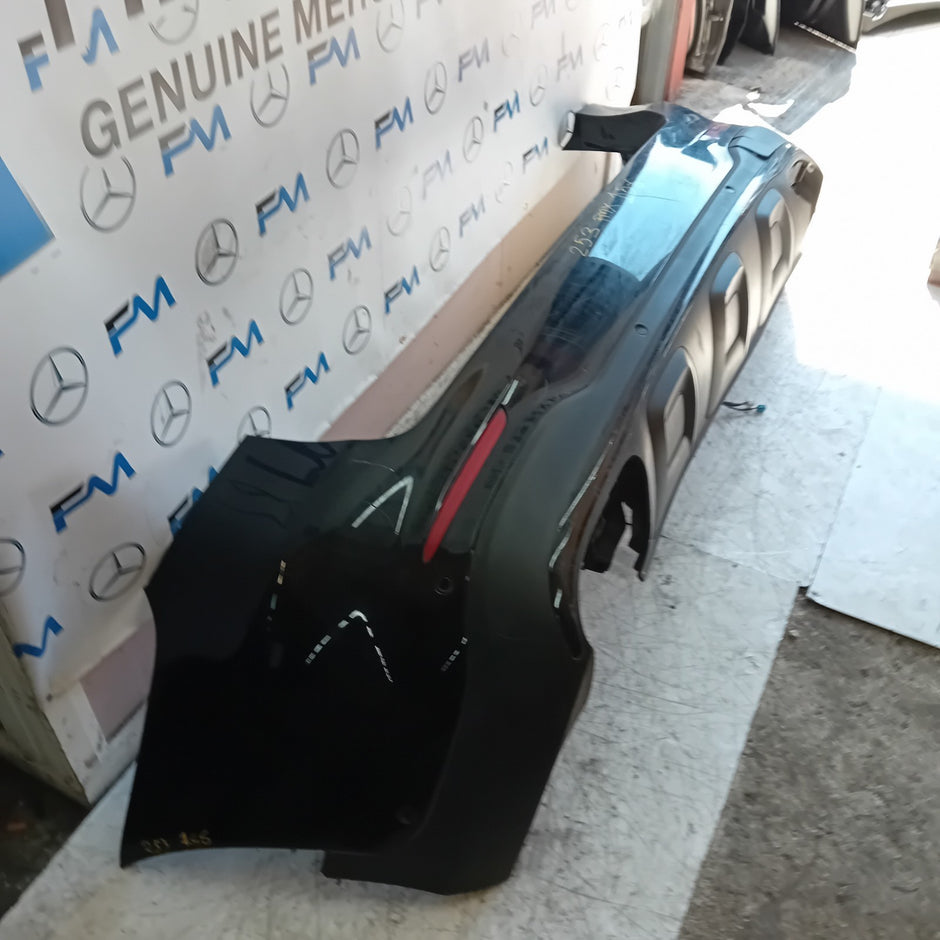 MERCEDES BENZ GLC W253 REAR BUMPER A2538850200 2016 BLACK COMPLETE FMX156