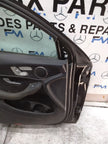 MERCEDES BENZ GLC X253 PASSENGER FRONT DOOR NSF BLACK 2016 ON COMPLETE FMD316
