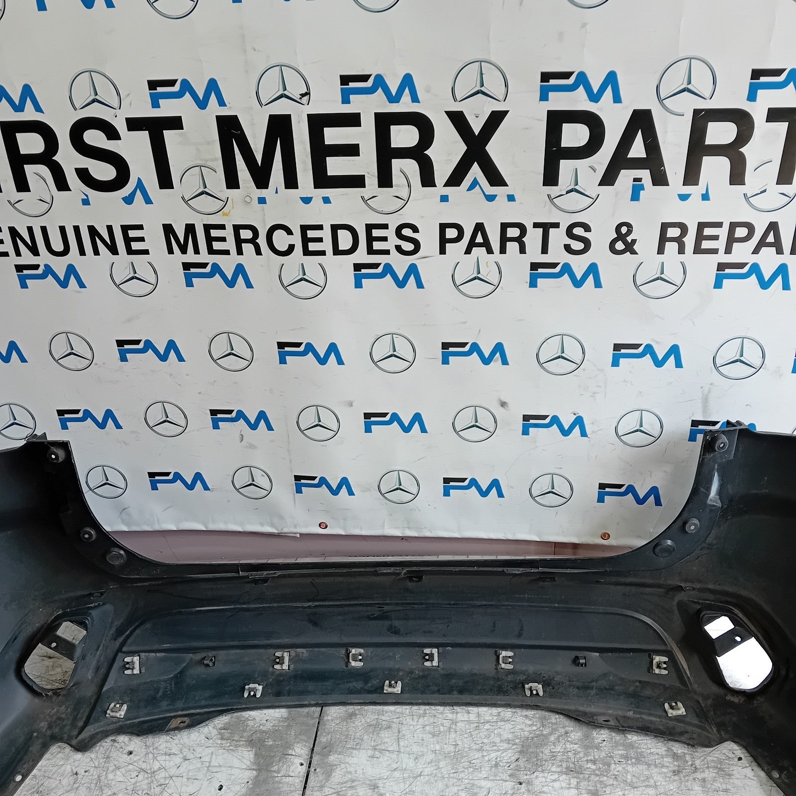 MITSUBISHI OUTLANDER MK3 REAR BUMPER BLACK 2013 COMPLETE FMX139