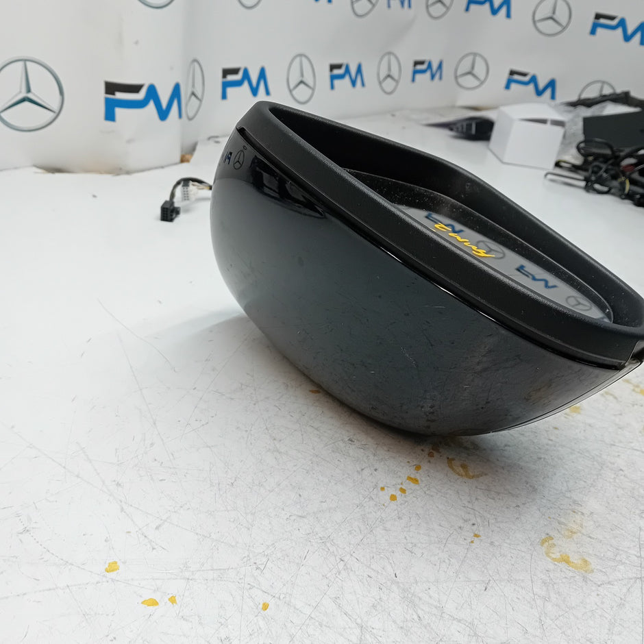 MERCEDES A Class 2018 W177 Passenger Side Wing Mirror A1778109902 BLACK PL FMM2