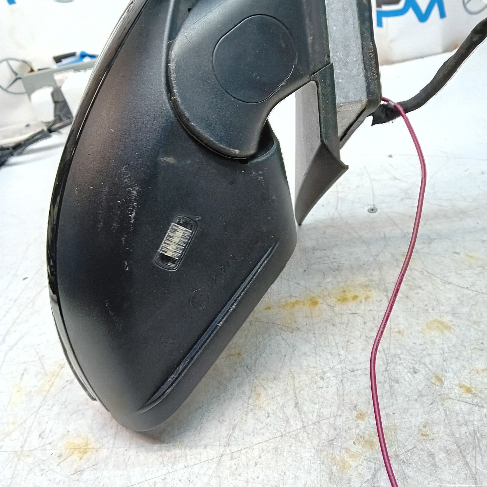 MERCEDES BENZ  C-CLASS W205 DRIVER WING MIRROR OS BLACK PL A2058104402 FMM80