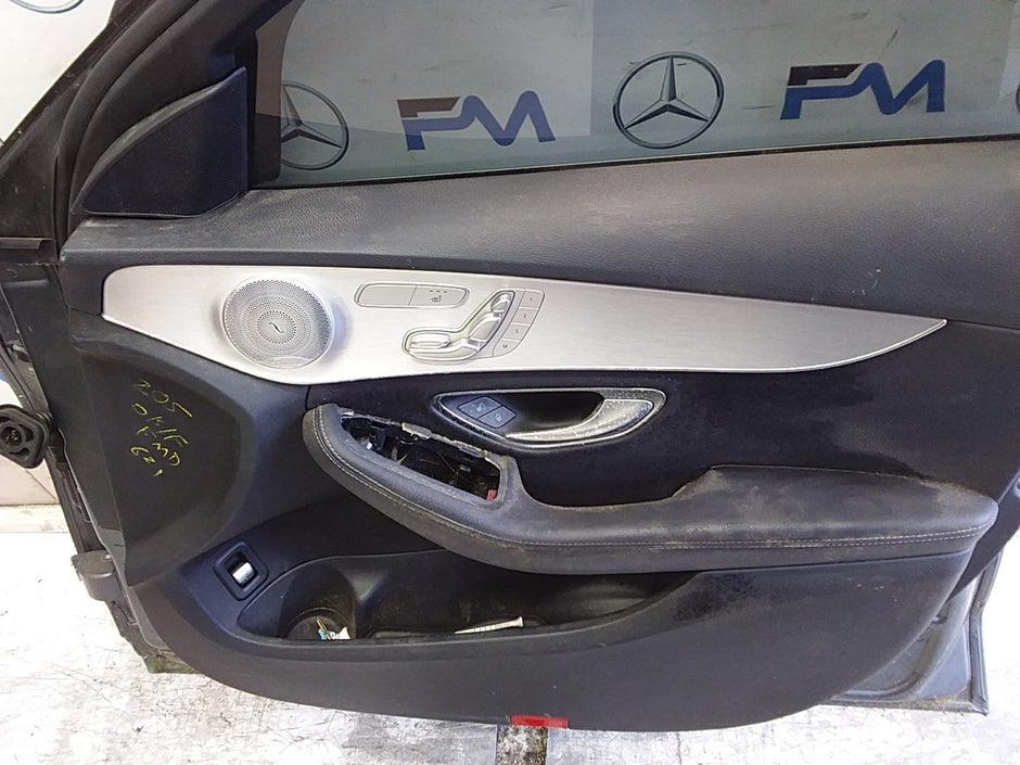 MERCEDES BENZ C-CLASS W205 SLN DRIVER FRONT DOOR OSF GREY 2014-21  FMD621