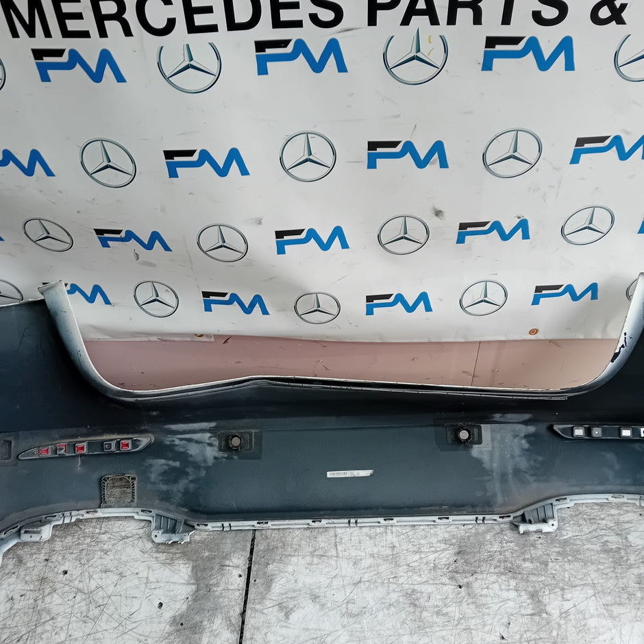 MERCEDES BENZ  A-CLASS W177 REAR BUMPER A1768850125 2018 WHITE FMX14