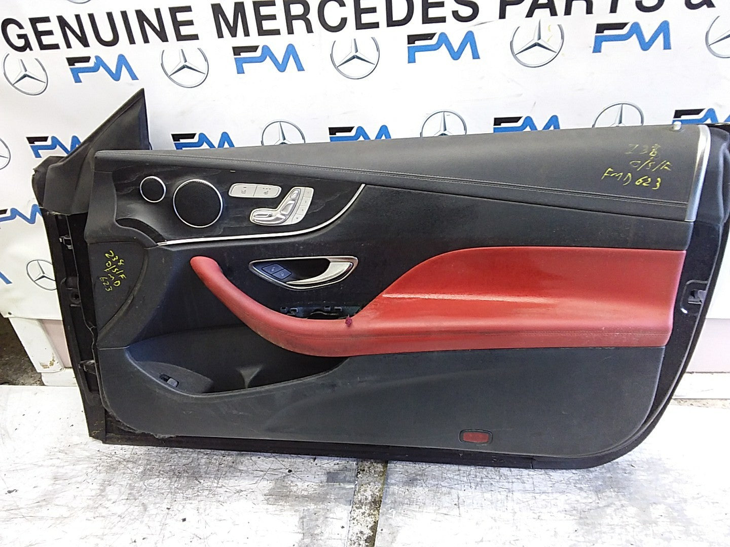 MERCEDES E-CLASS C238  COUPE DRIVER FRONT DOOR OSF BLACK 2016 ONWARDS FMD623