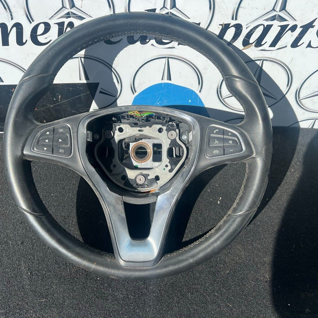 MERCEDES A-CLASS PADDLE SHIFT STEERING WHEEL MULTIFUNCTION 2017 A0014608803