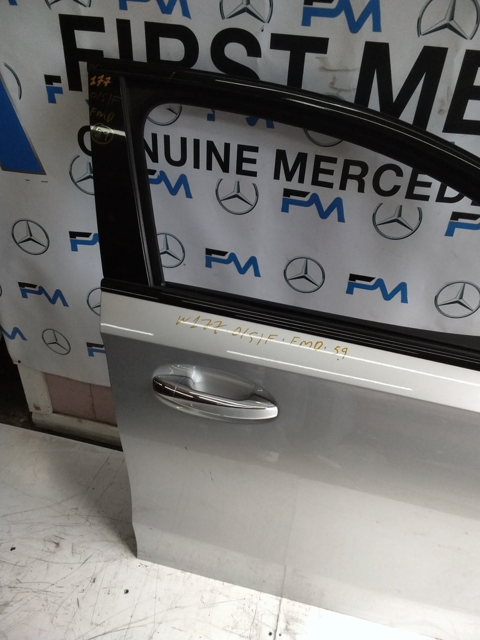 MERCEDES BENZ  C-CLASS W177 DRIVER SIDE FRONT DOOR O/S/F COMPLETE GREY FMD59