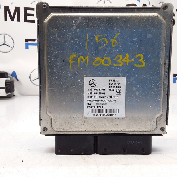 MERCEDES  GLA   ENGINE  CONTROL MODULE A6519006303 FM00343