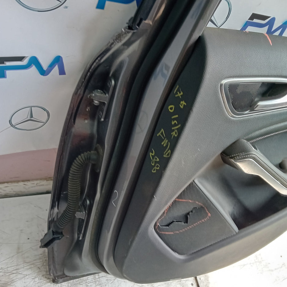MEECEDES A-CLASS W176 SLN DRIVER REAR DOOR OSR 2012-18 GREY COMPLETE FMD288
