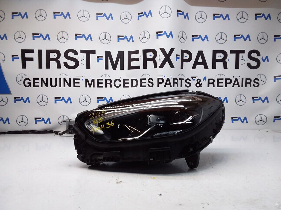 2020 MERCEDES C-CLASS W206 N/S Passenger Side Front Headlight A2069068704 FMH36