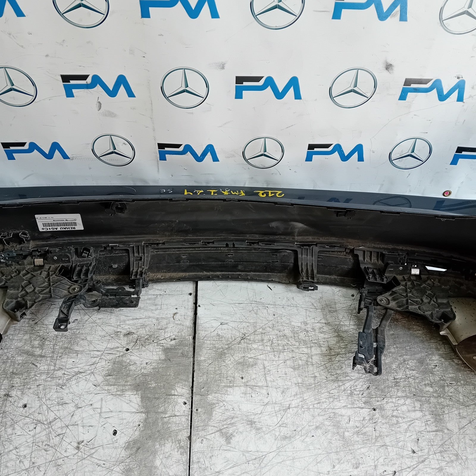 MERCEDES BENZ E-CLASS W212 REAR BUMPER BLACK 2014 A2128855125 FMX129