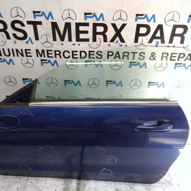 MERCEDES BENZ E-CLS W207  PASSENGER FRONT DOOR NSF BLUE 2009-16  FMD593