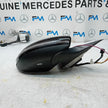 MERCEDES BENZ  C-CLASS W205 DRIVER WING MIRROR OS BLACK PL A2058104402 FMM80