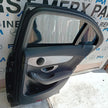 MERCEDES C-CLASS W205 DRIVER REAR DOOR OSR BLACK 2014 ON COMPLETE FMD430