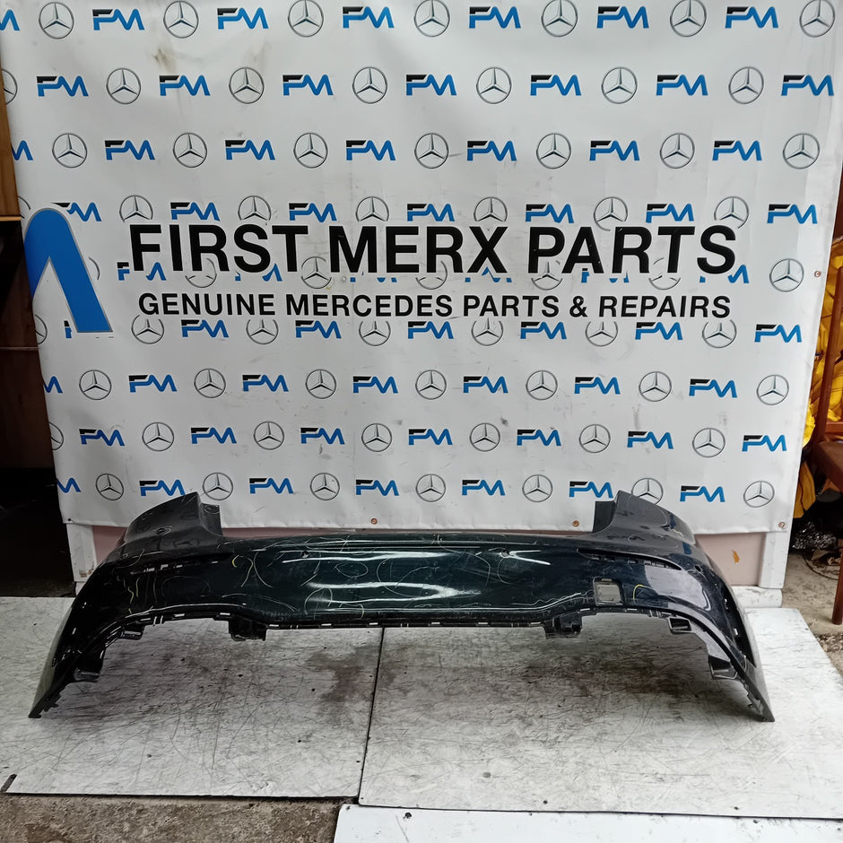 MERCEDES BENZ  A-CLASS W177 REAR BUMPER A1778804801 2018 BLACK FMX6