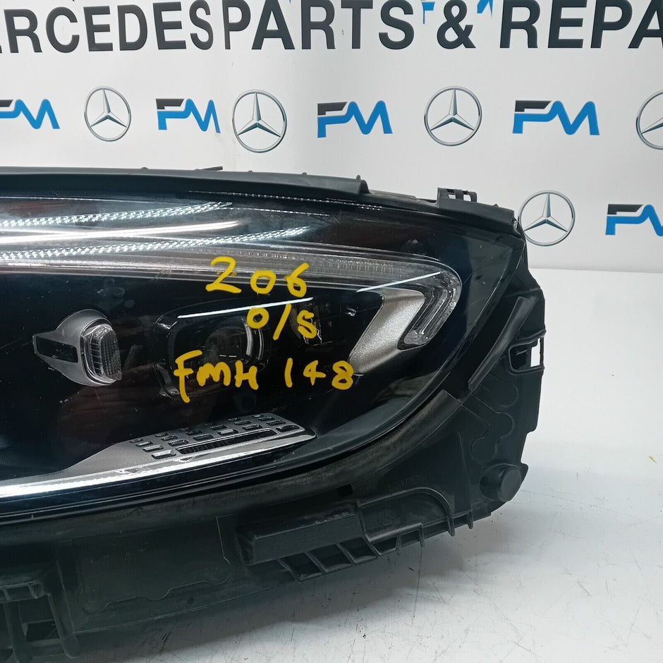 2022 MERCEDES C-CLASS W206 HEADLIGHT DRIVER OS A2069067003 FMH148 DIGITAL LIGHT