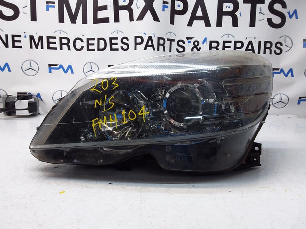 2008 ONWARDS MERCEDES C CLASS W204 HEADLIGHT PRE FACELIFT PASSENGER NS FMH104