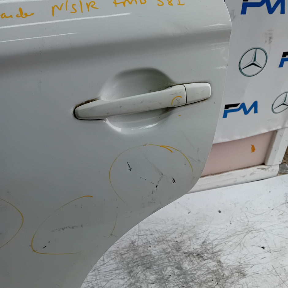 MITSUBISHI OUTLANDER MK3 PASSENGER REAR DOOR NSR 2013 WHITE FMD381