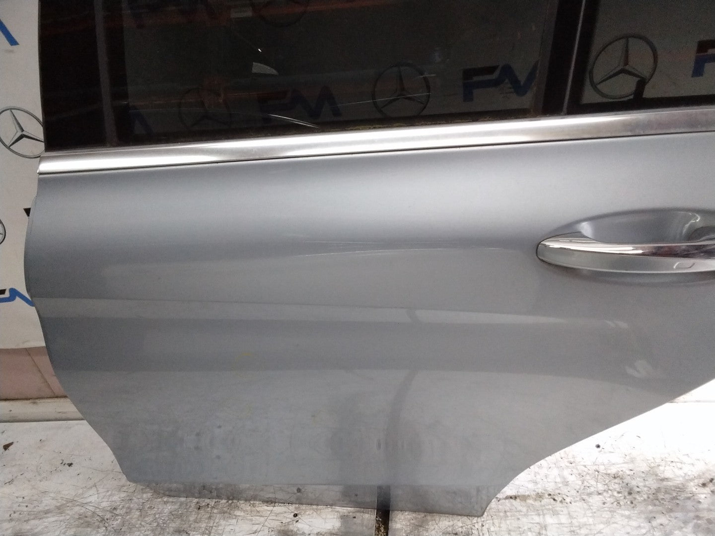 MERCEDES C-CLS W205 EST PASSENGER REAR DOOR NSR SILVER 2014-21 COMPLETE FMD579