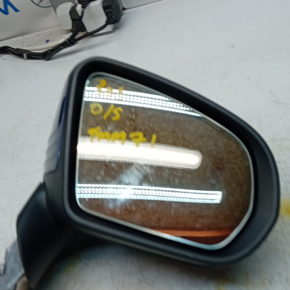 MERCEDES C-CLASS W205 DRIVER WING MIRROR OSF BLUE A2058106416 PL FMM71